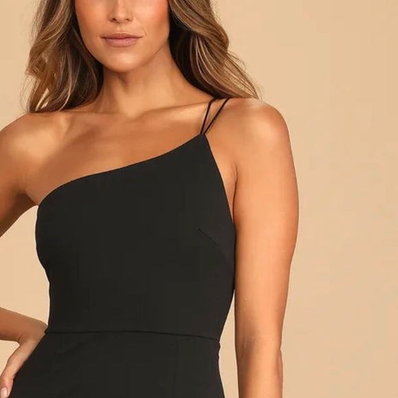 Happiest Hour Beige Asymmetrical Bodycon Midi Dress - Picture 5 of 6